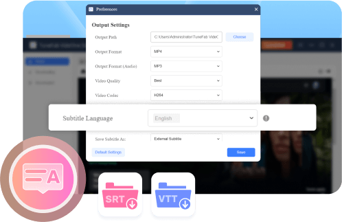 Offer Three Subtitle Options for Downloads