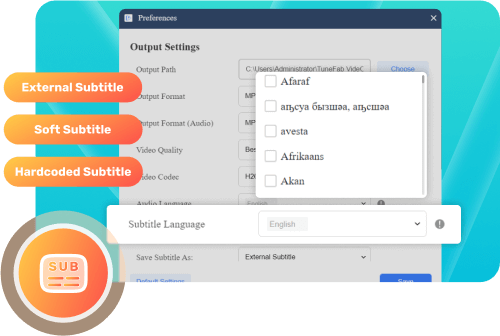 Save Video with Multi-Language and Flexible Subtitle Options