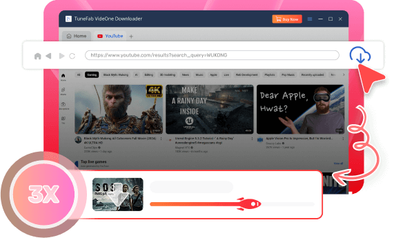 Smart Search and 3X Faster Download Speed