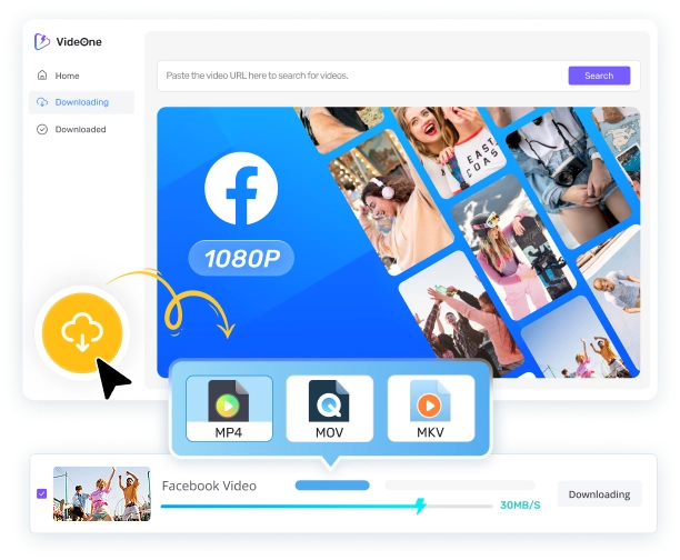 Facabook Video Downloader Hero Image