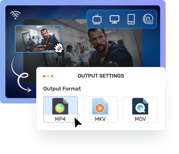 Save Max Videos to Common Formats like MP4/MKV/MOV
